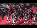 Los Angeles Police Emerald Society Pipes and Drums - 2013 Hollywood Christmas Parade