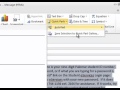 Using Quick Parts in Outlook (and Word) 2010