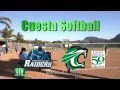 Cuesta Softball vs. Moorpark Top of the 7th Inning.