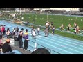 Joey Johnson wins the 100m dash at The Jack Albiani Classic in Modesto