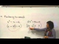 Factoring Trinomials