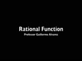 Rational Function