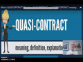 Quasi Contracts