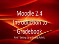 Moodle Grading with Rubrics